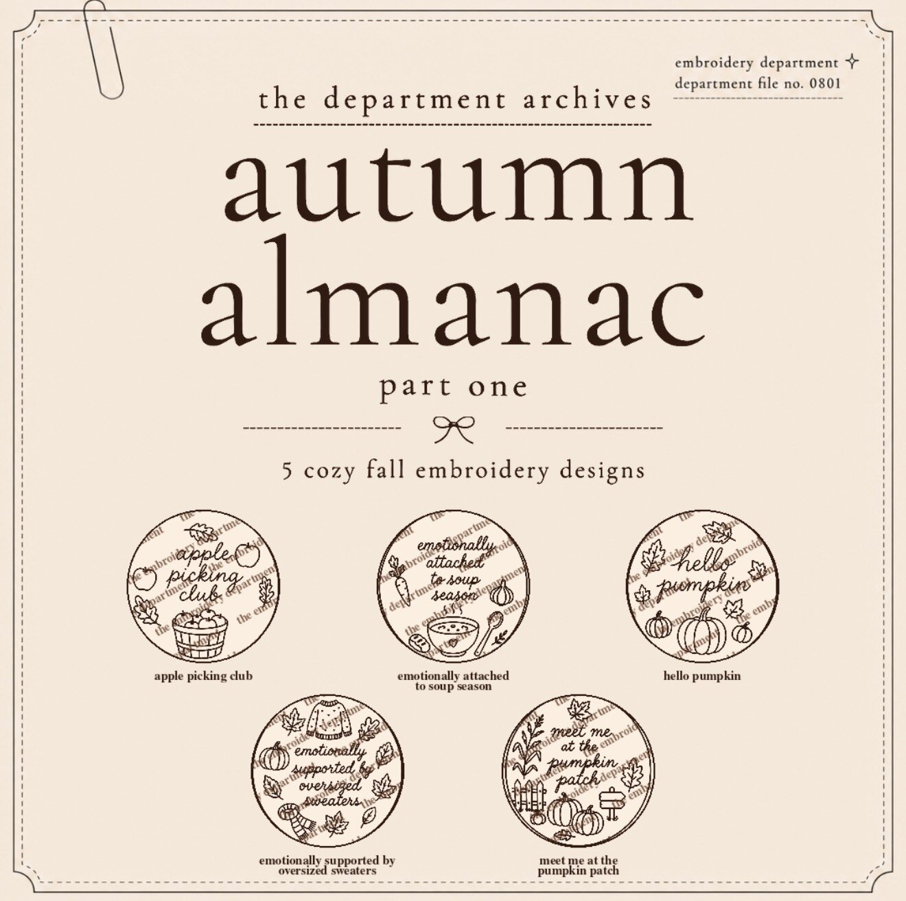 protected preview of the five autumn almanac part one designs