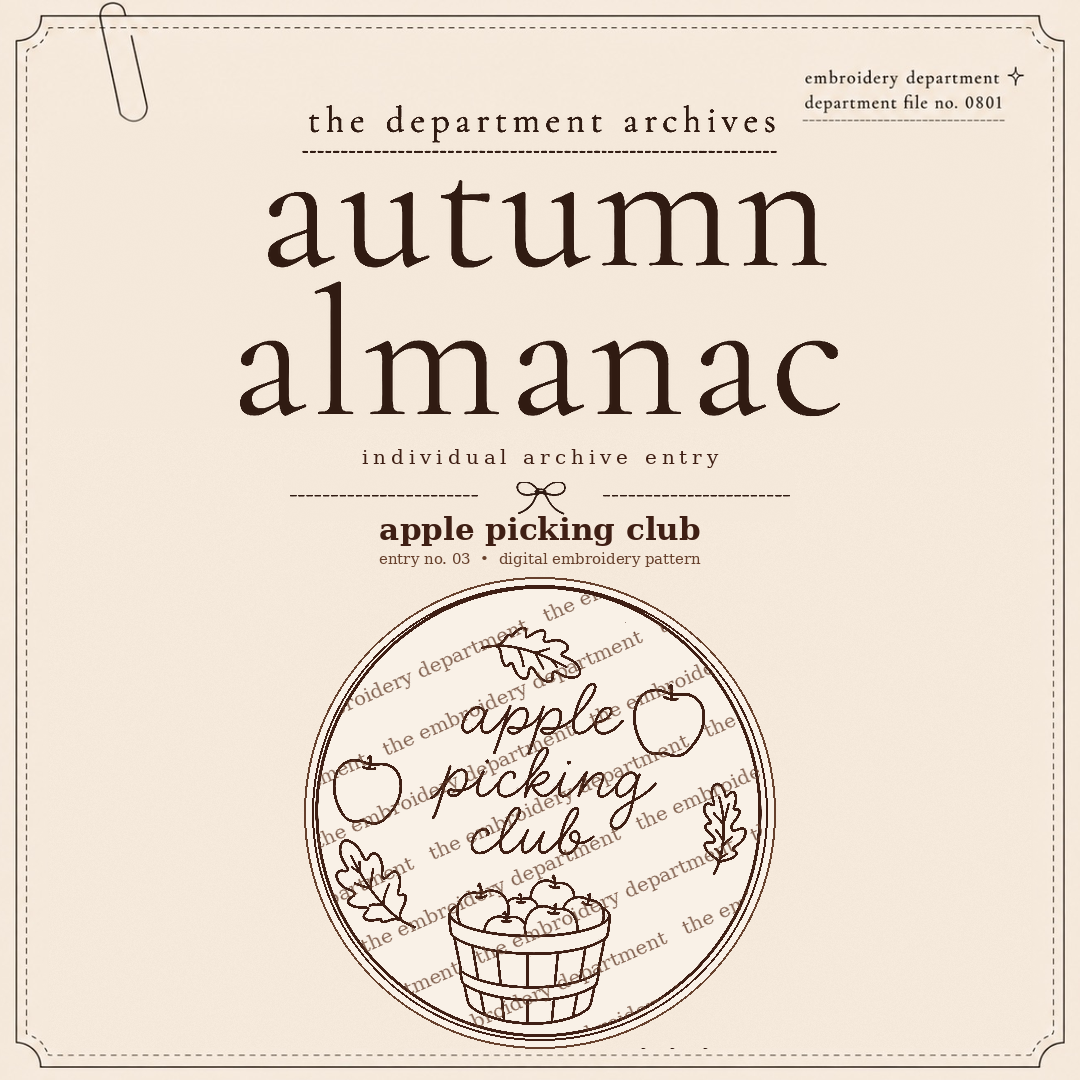 apple picking club — protected autumn almanac archive entry preview