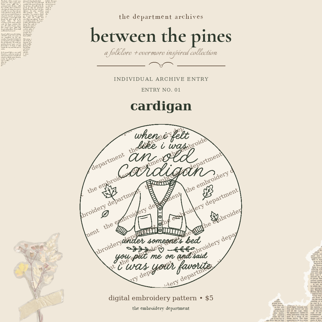 cardigan — protected between the pines archive entry preview