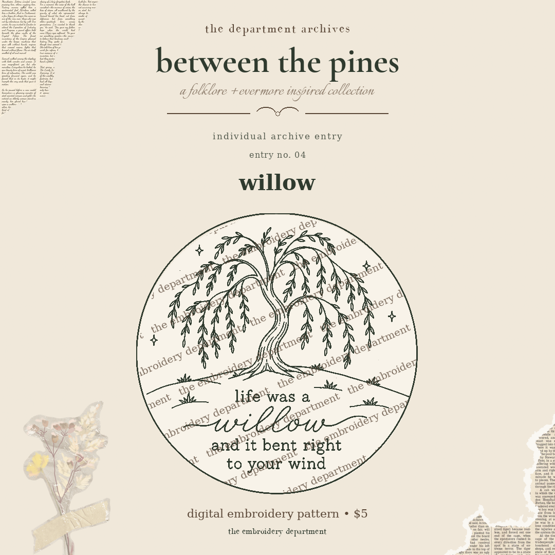 willow — protected between the pines archive entry preview