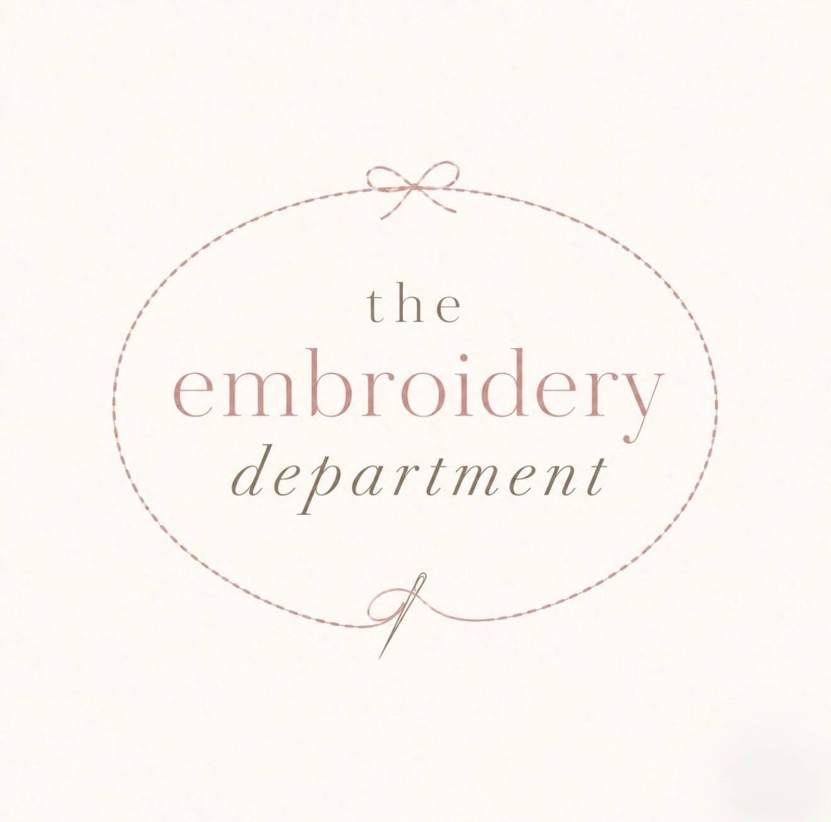 the embroidery department